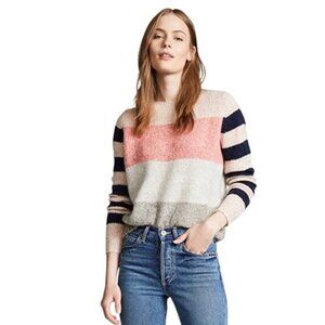 NWT Rebecca Taylor La Vie Striped Pullover Sweater